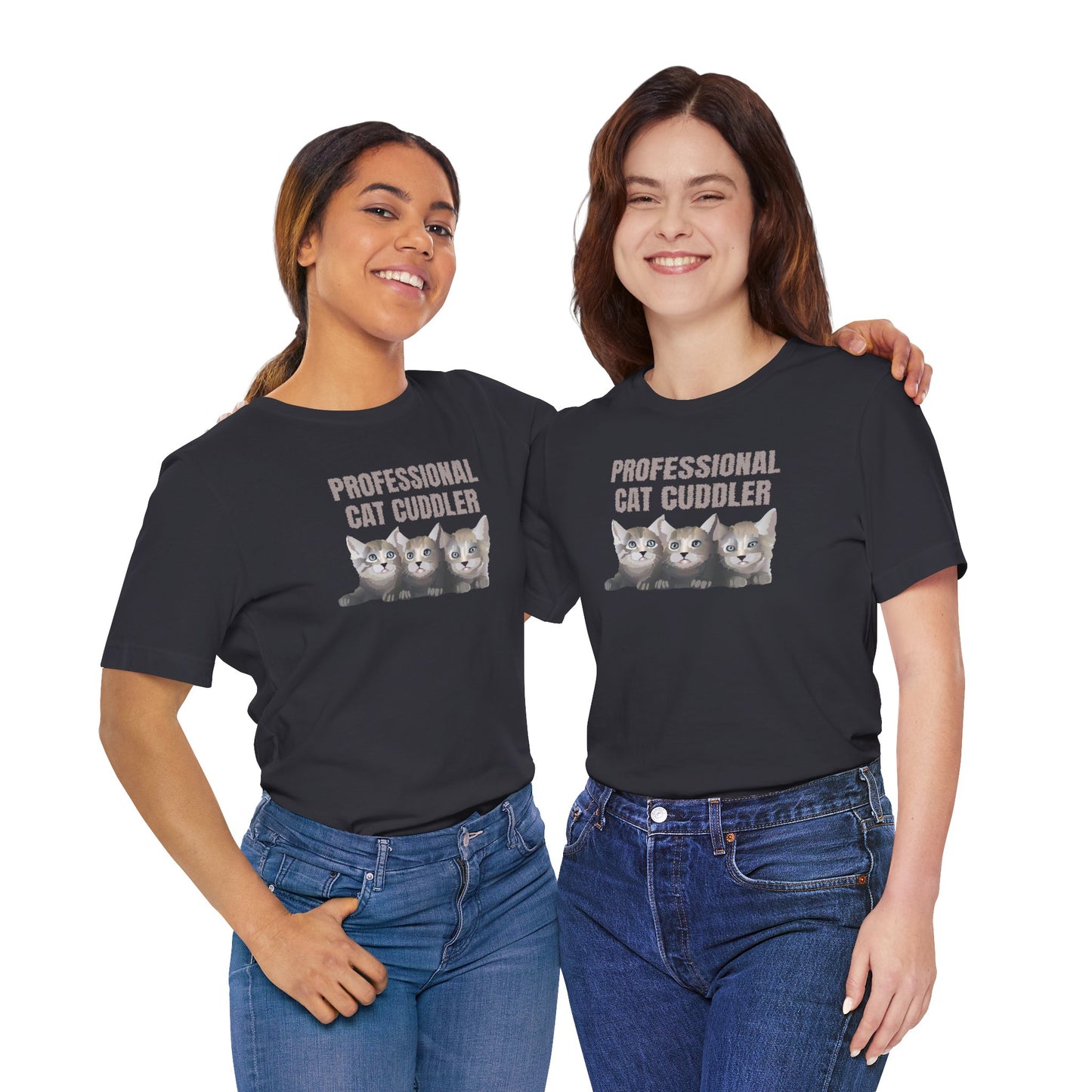 Cat Cuddler Tee | Unisex Cotton Short Sleeve T-Shirt