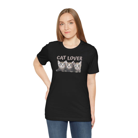 Cat Lover | Unisex Cotton Short Sleeve T-Shirt