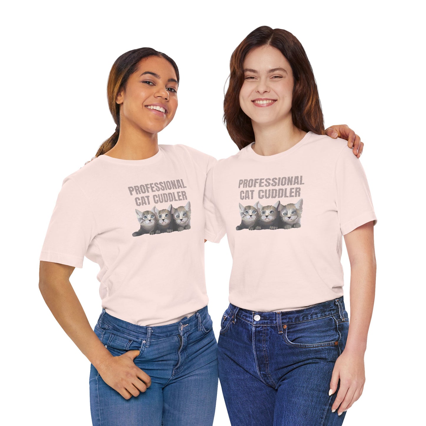 Cat Cuddler Tee | Unisex Cotton Short Sleeve T-Shirt