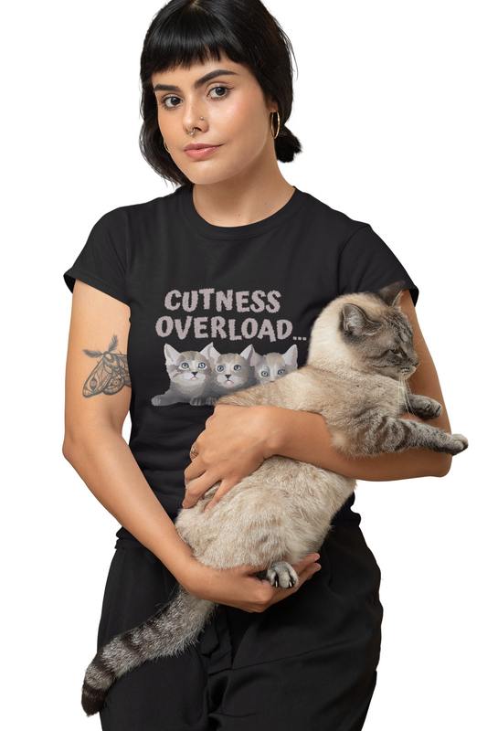 Cute Kitten Tee | Unisex Cotton Short Sleeve T-Shirt