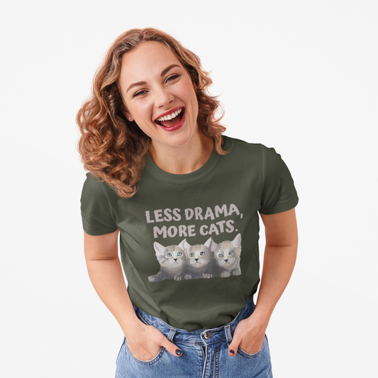 Funny Cat Tee | Unisex Cotton Short Sleeve T-Shirt