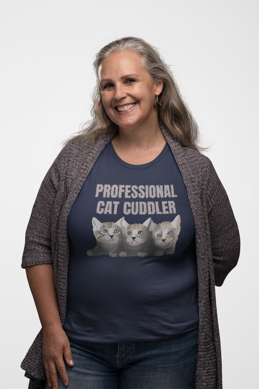 Cat Cuddler Tee | Unisex Cotton Short Sleeve T-Shirt
