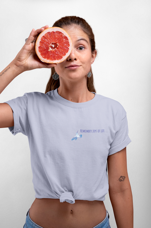 Nice woman T-shirt with humming bird